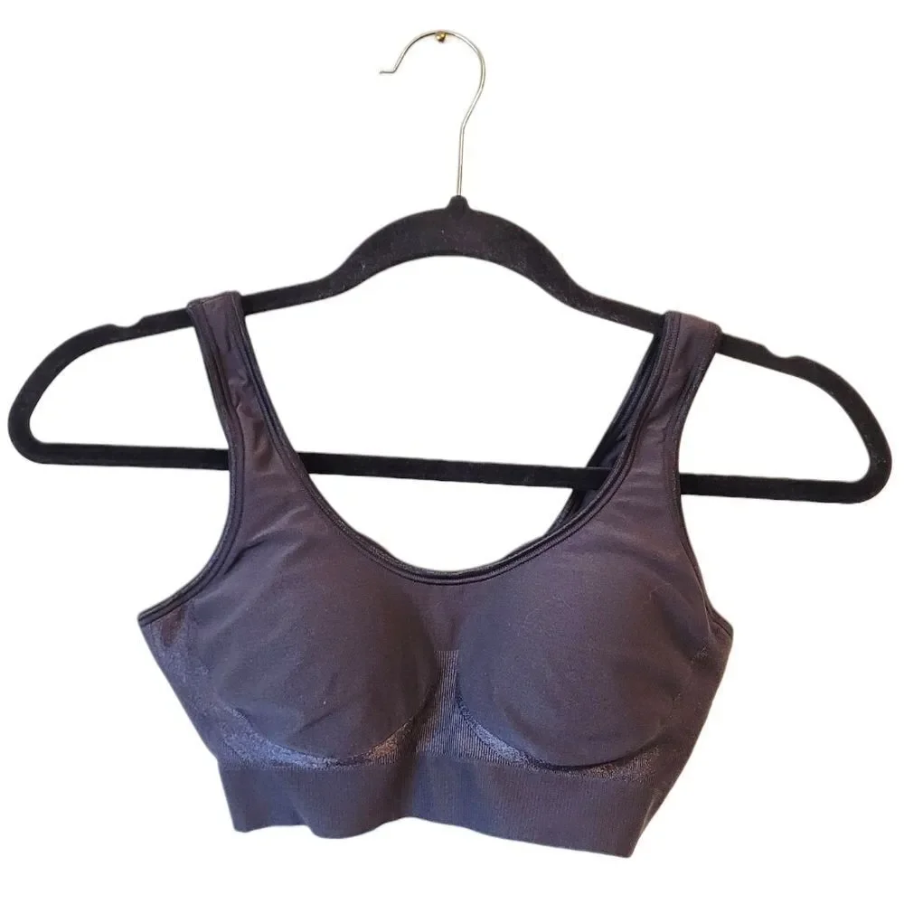 Bali Women's Black Full Coverage T-Shirt Bra Size 34B
